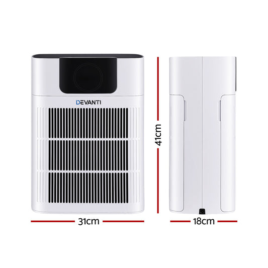 Devanti Pet Air Purifier with HEPA Filter - White
