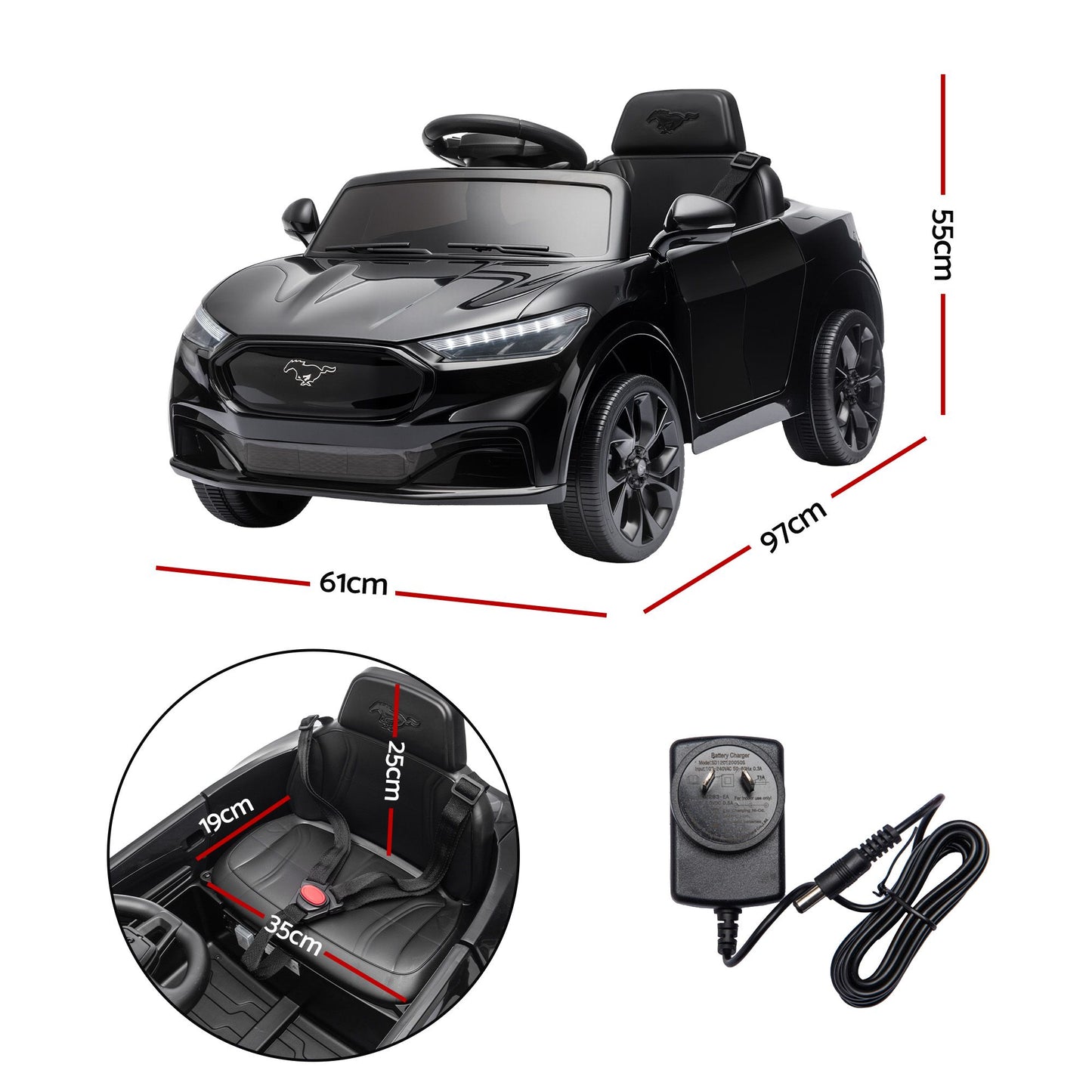 12V Ford Kids Ride-On Electric Car with Remote Music