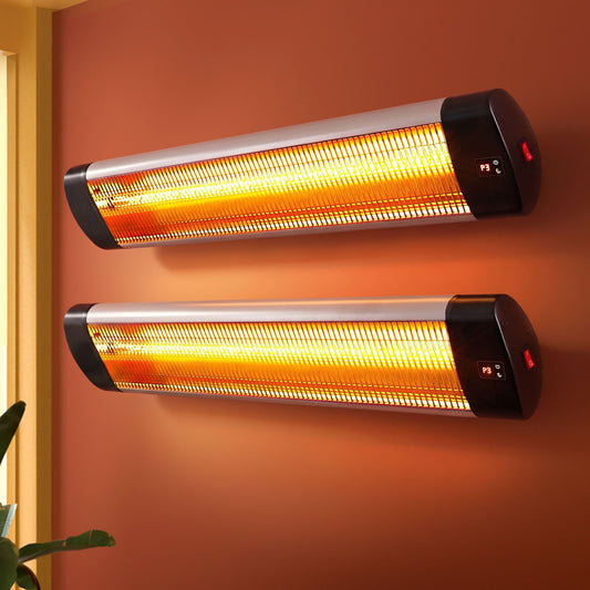 Devanti 2 Pack Outdoor Radiant Heaters - 3000W