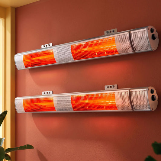 Devanti 2 Pack Outdoor Radiant Heaters - 3000W