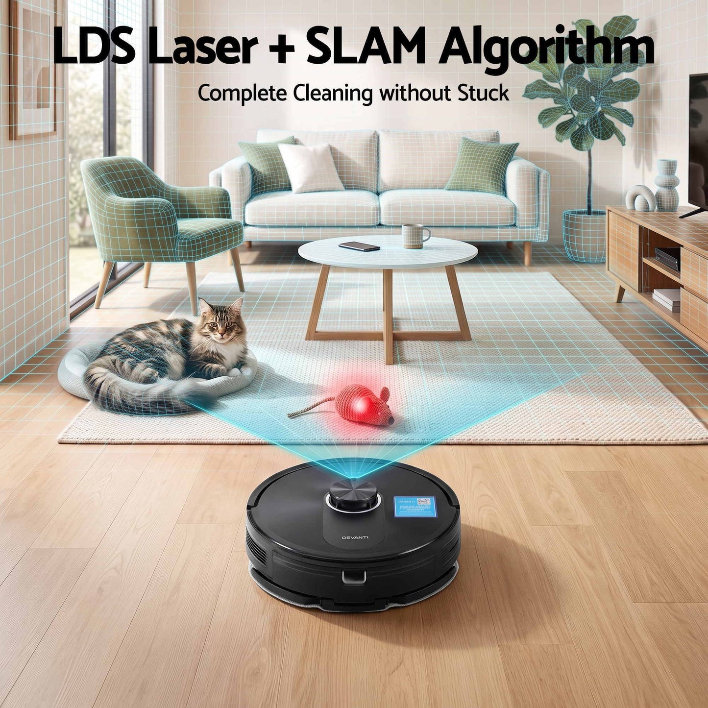 Devanti Robot Vacuum & Mop