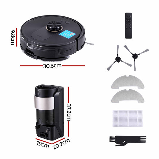 Devanti Robot Vacuum & Mop with Self-Empty Dock