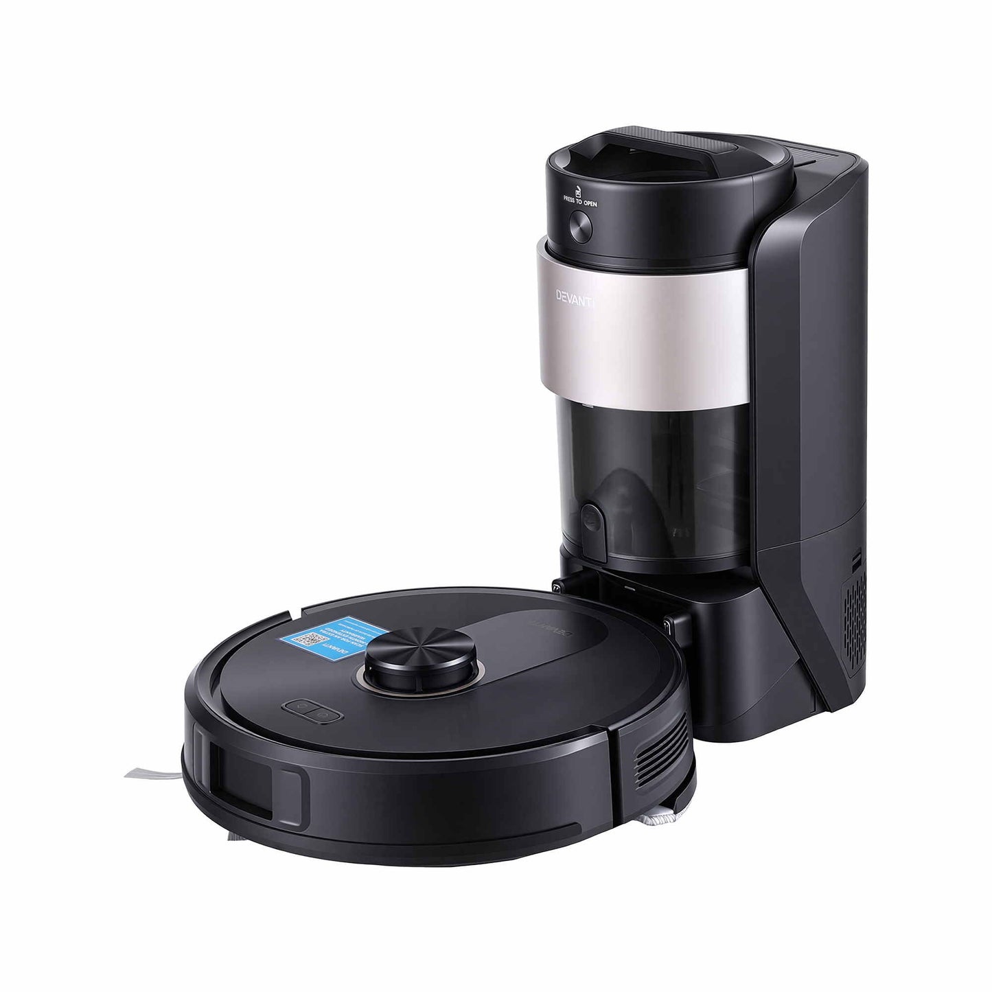 Devanti Robot Vacuum & Mop with Self-Empty Dock