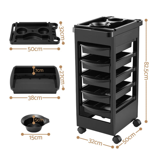 Embellir Salon Trolley - 6 Tier