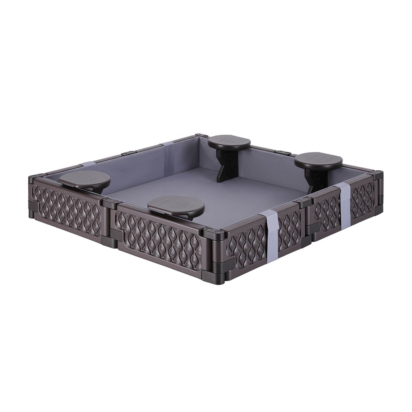 Keezi Kids Sandpit Sandbox with Cover