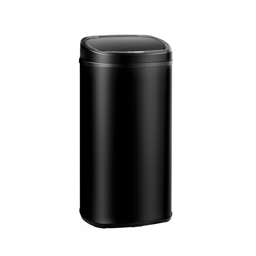 Devanti 68L Motion Sensor Bin - Black
