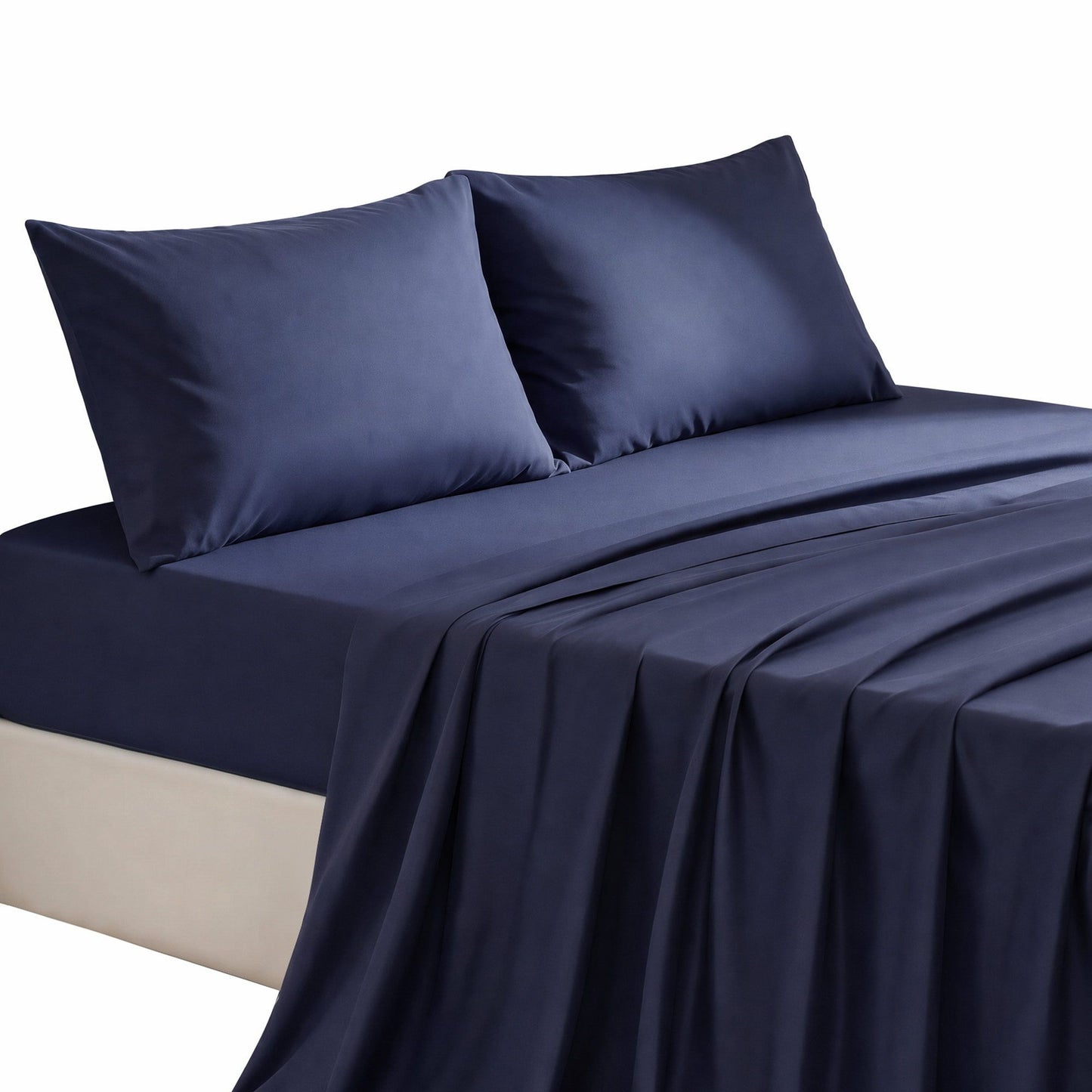 Giselle 500TC Cotton Sheet Set - Double - Navy Blue
