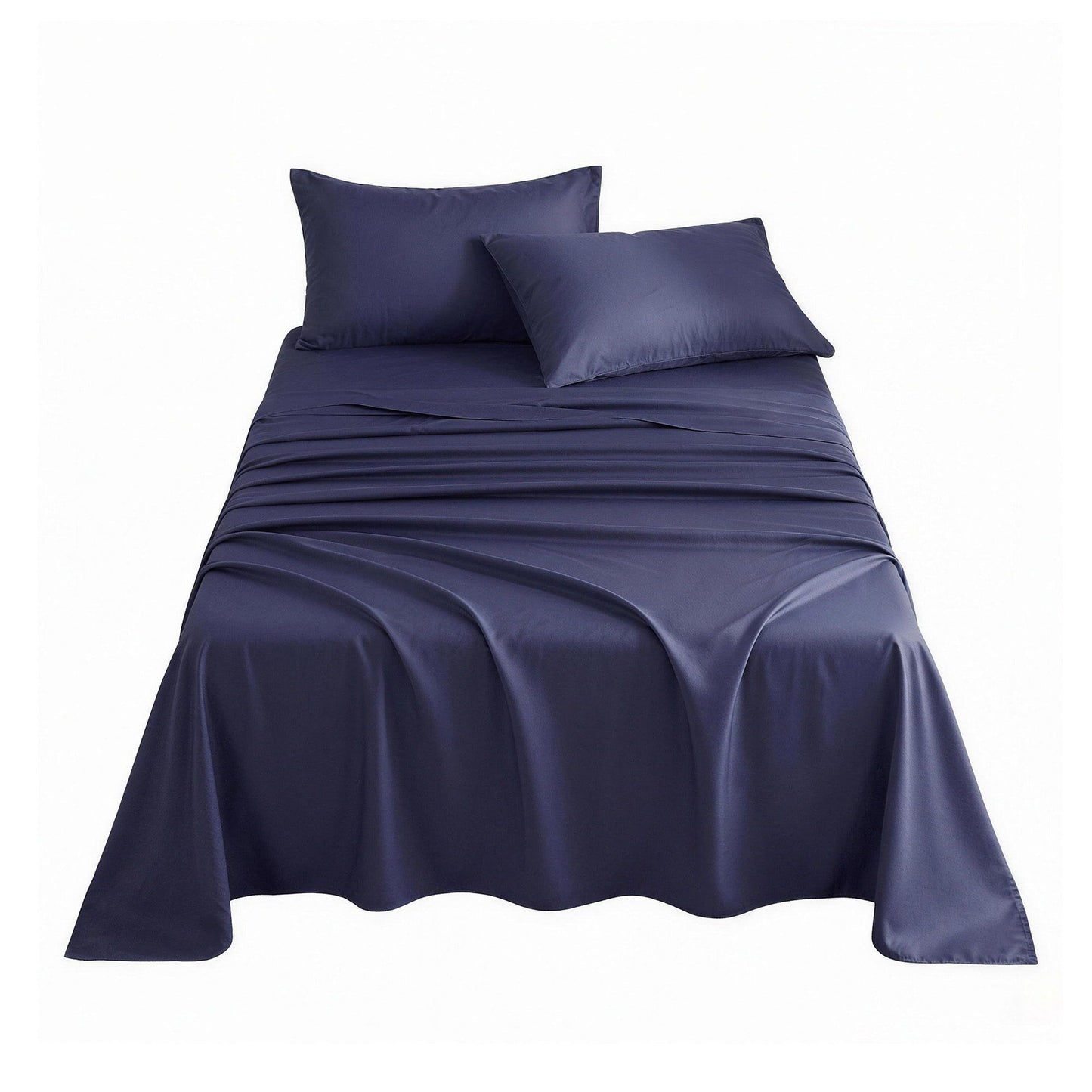 Giselle 500TC Cotton Sheet Set - Single - Navy Blue
