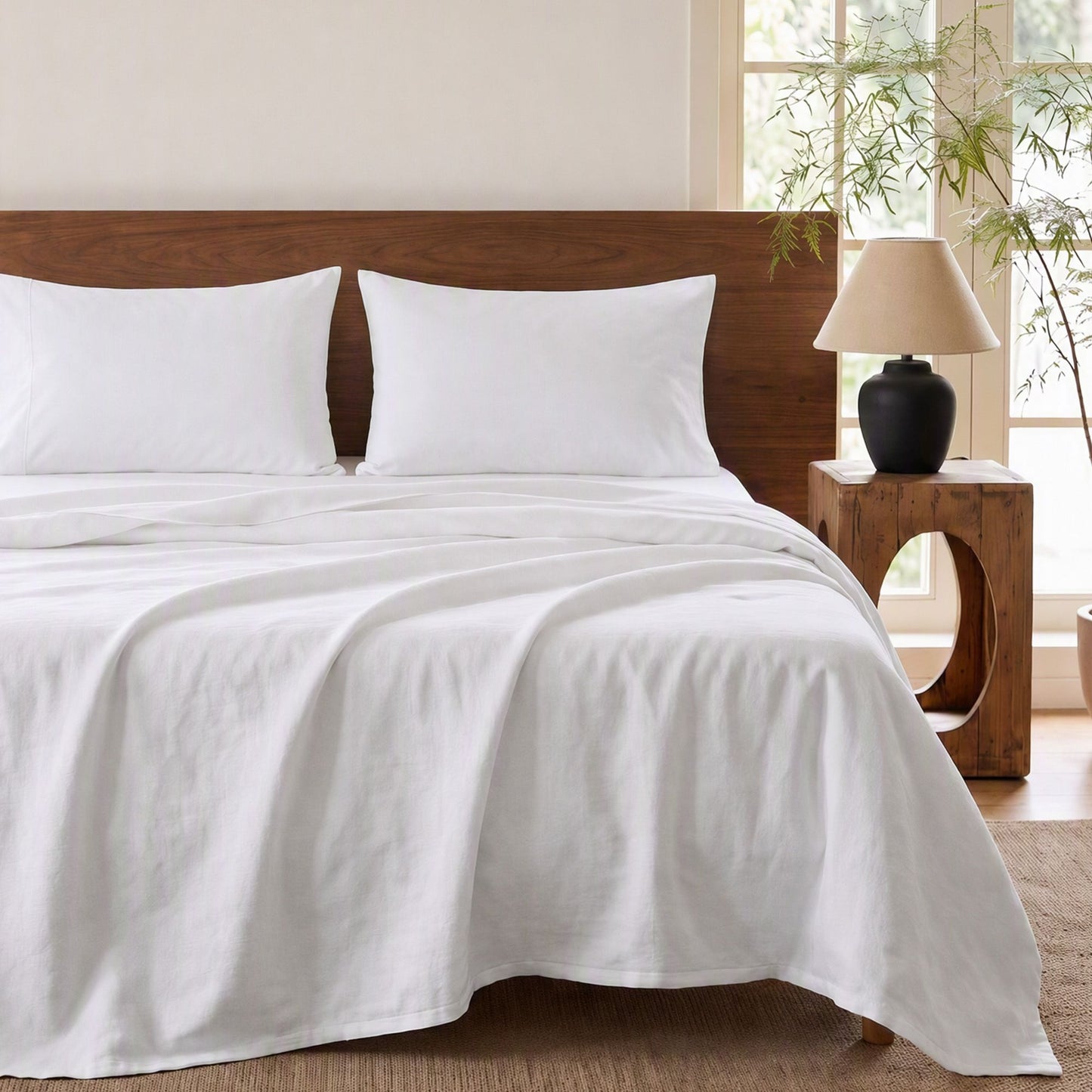 Giselle 500TC Cotton Sheet Set - King - White