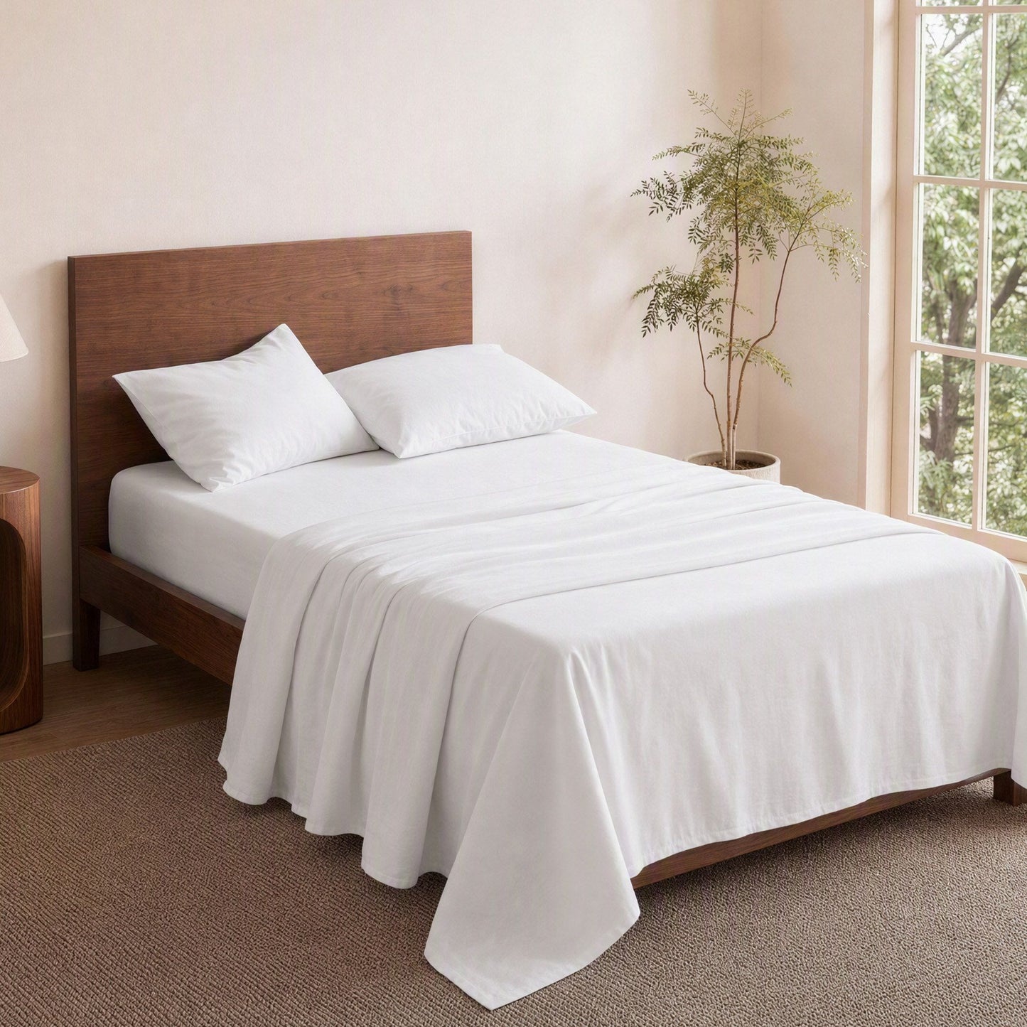 Giselle 500TC Cotton Sheet Set - Single - White