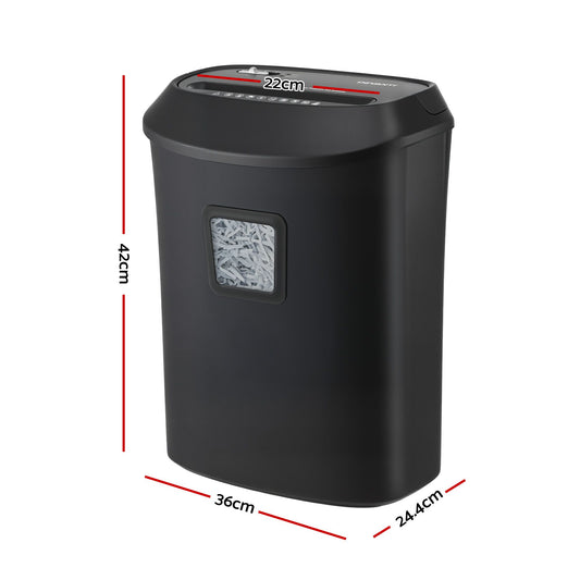 Devanti 25L Paper Shredder - 14-Sheet Cross-Cut