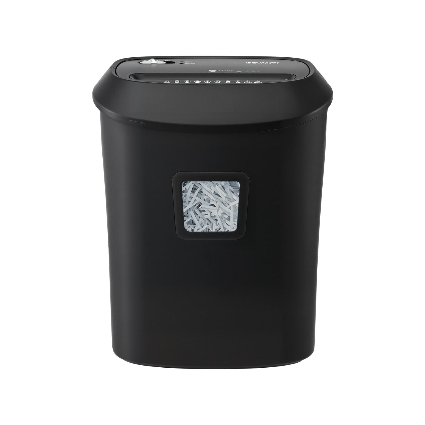 Devanti 25L Paper Shredder - 14-Sheet Cross-Cut