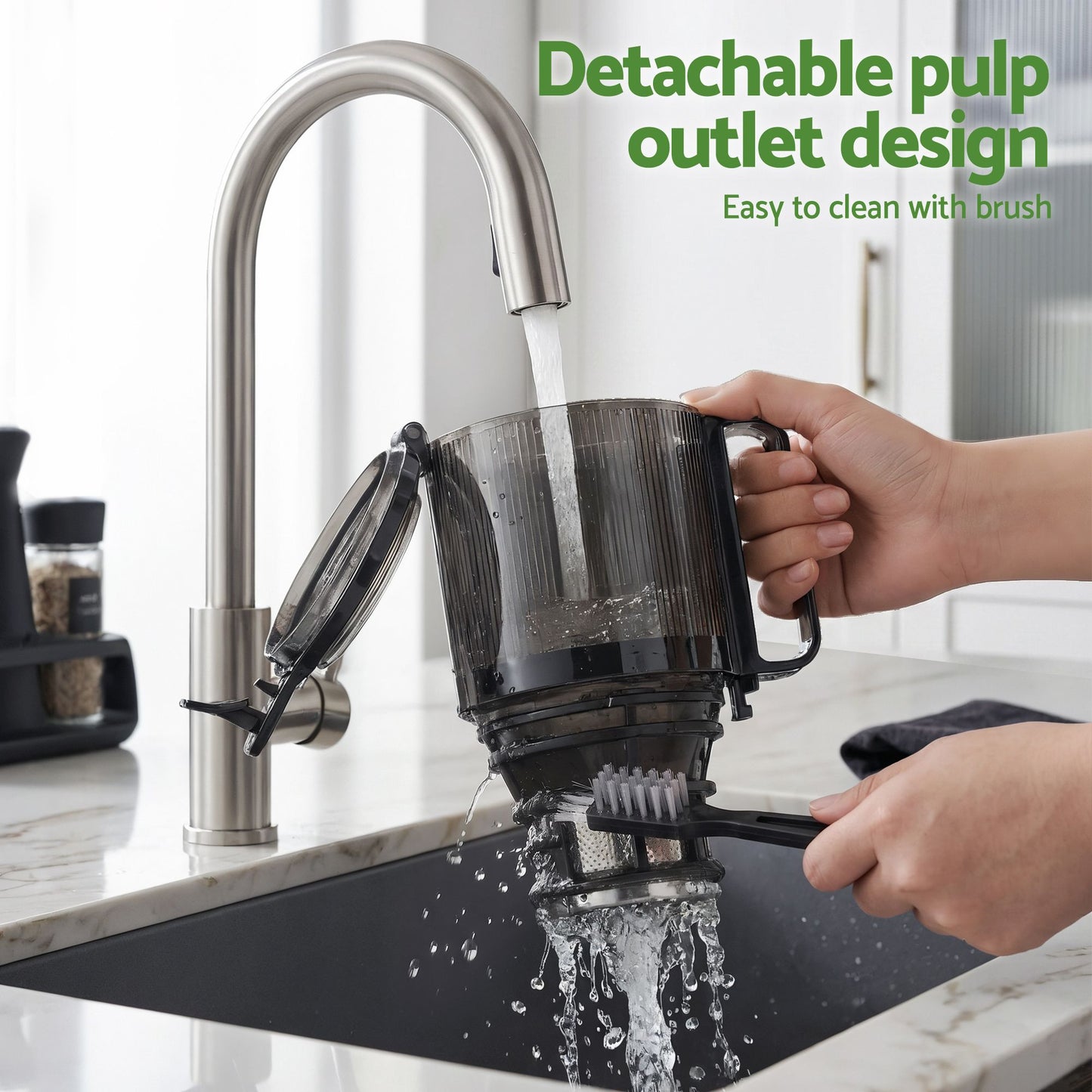 Devanti 200W Cold Press Slow Juicer