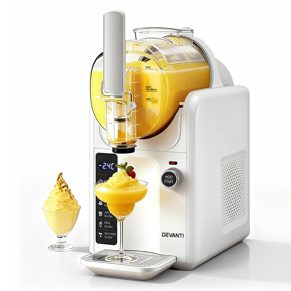 Devanti 5-in-1 Slushie & Ice Cream Maker 2L
