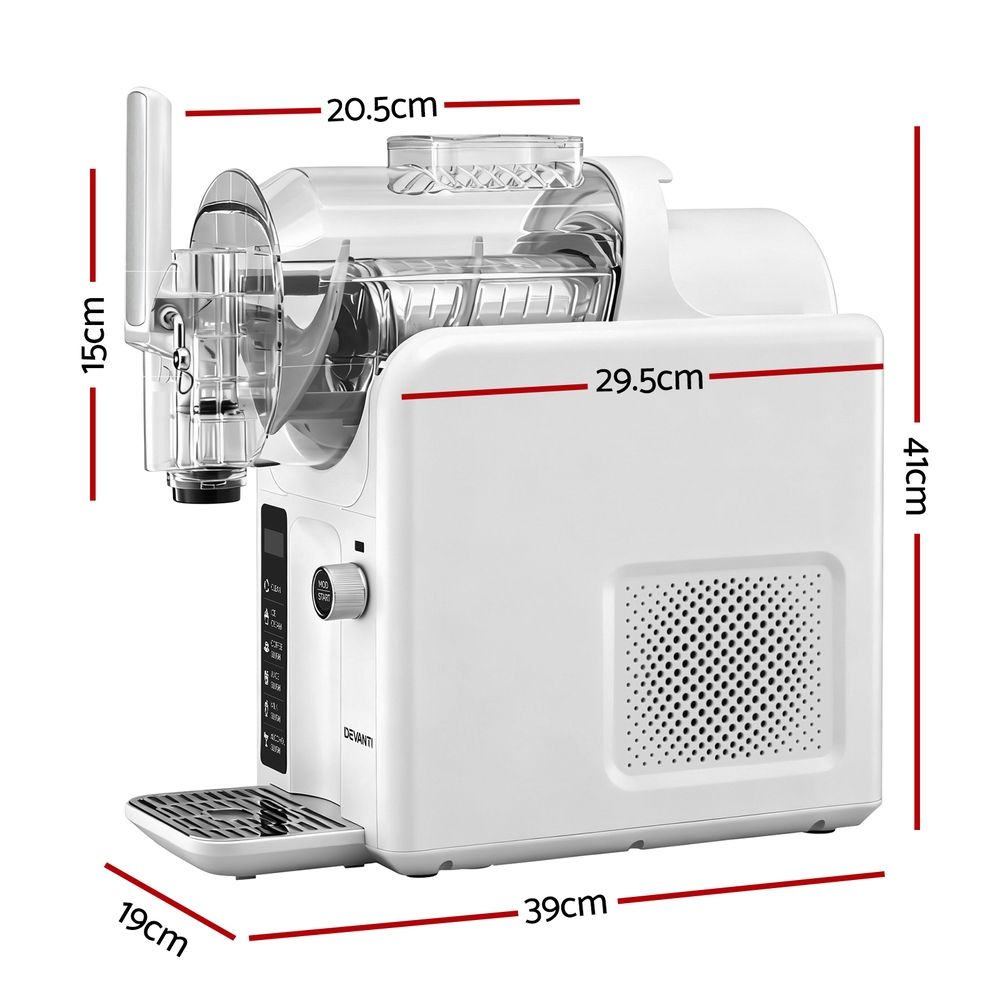 Devanti 5-in-1 Slushie & Ice Cream Maker 2L
