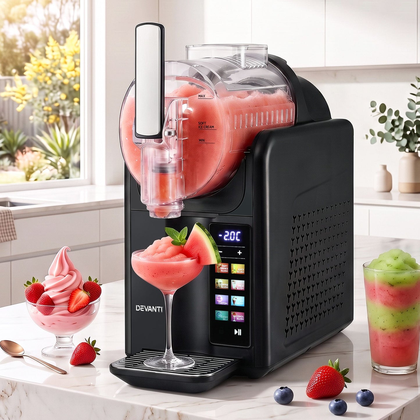 Devanti 2L Slushie Machine - Black