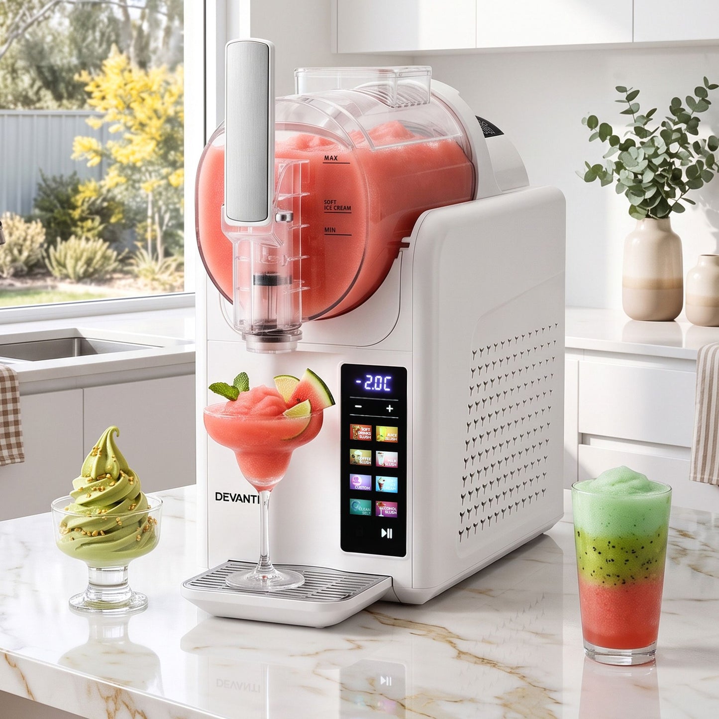 Devanti 2L Slushie Machine - White