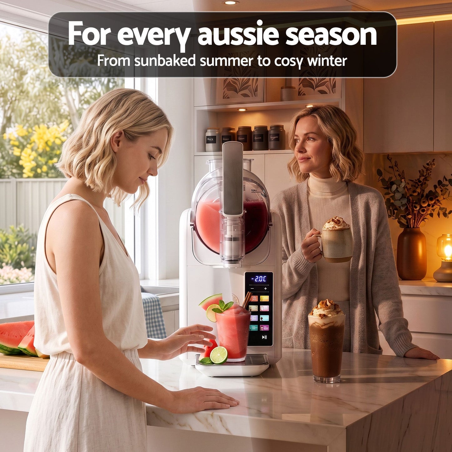 Devanti 2L Slushie Machine - White
