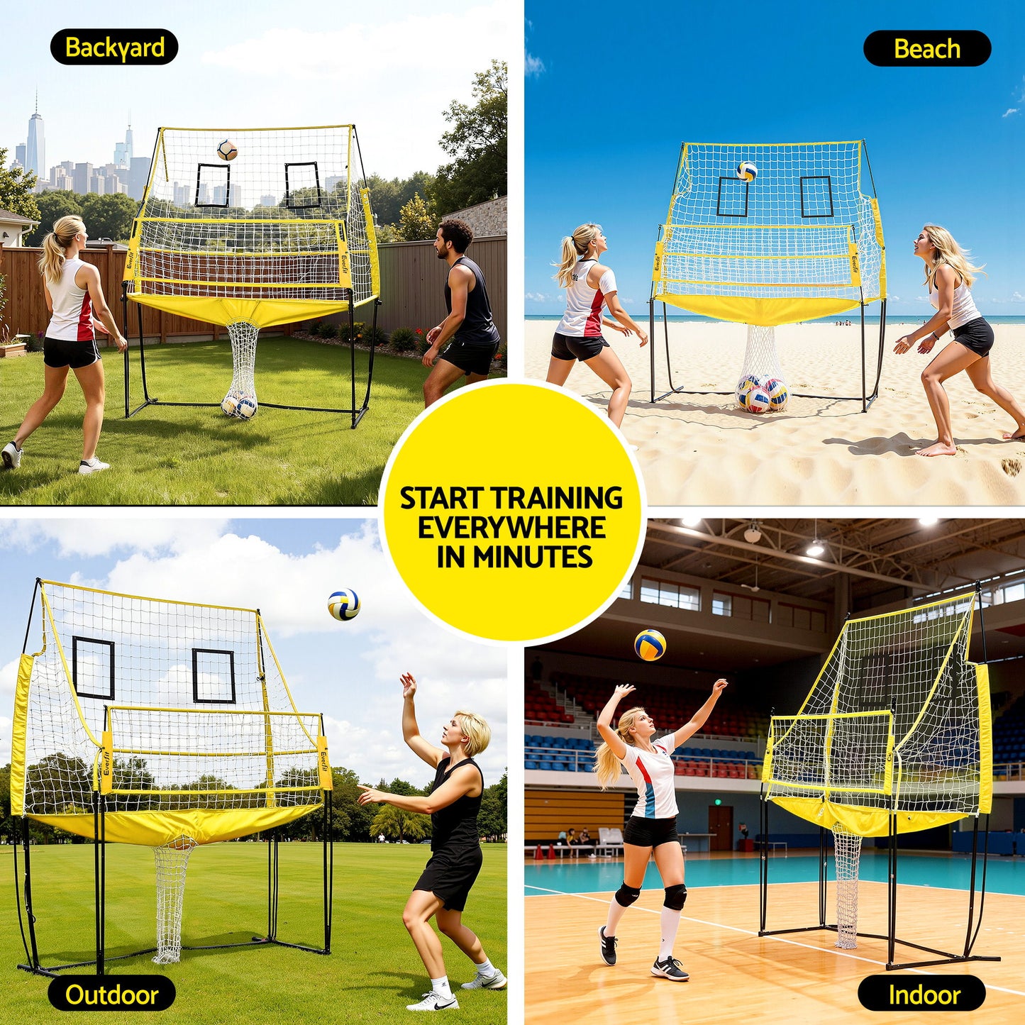 Everfit 8ft Volleyball Net Set