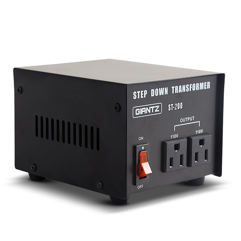 Giantz Step Down Transformer 200W - 240V to 110V