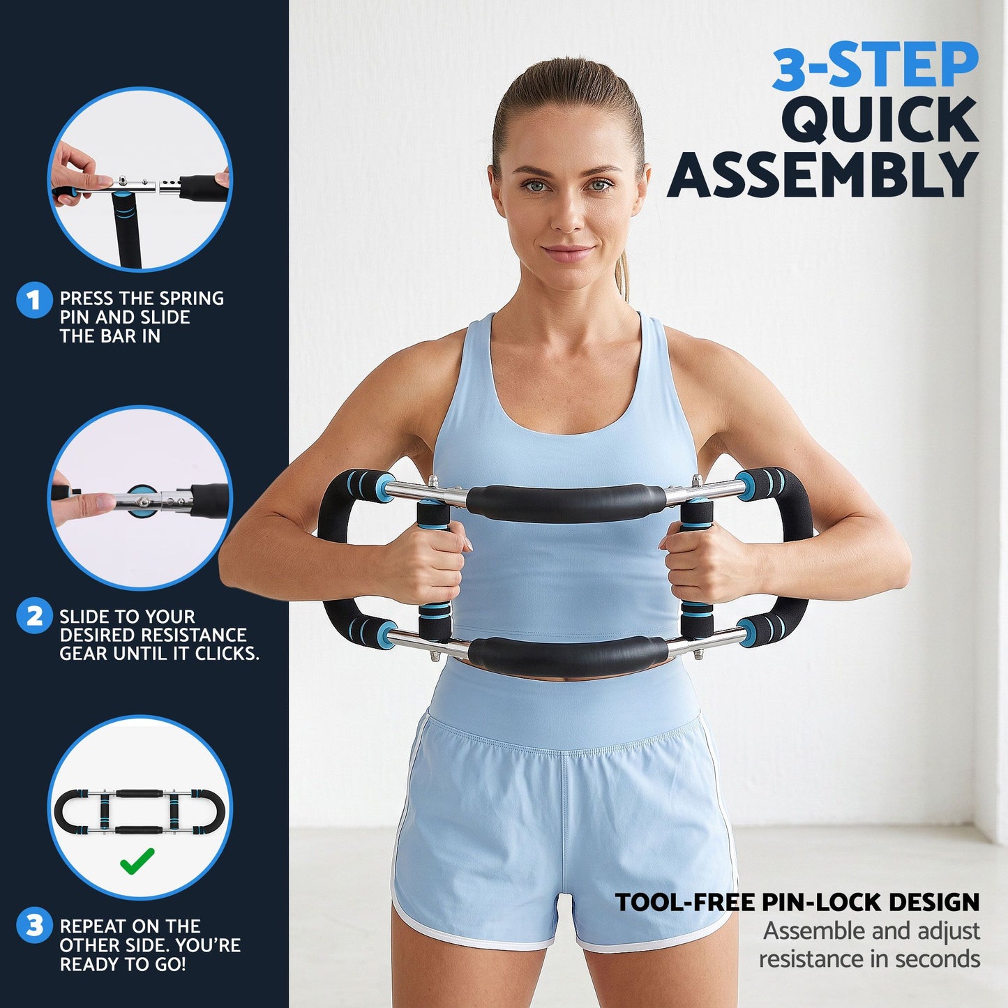 Everfit Twister Arm Exerciser 60-90lb