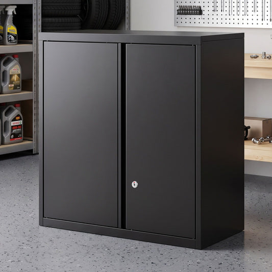 Giantz Wall-Mount Tool Cabinet - Black