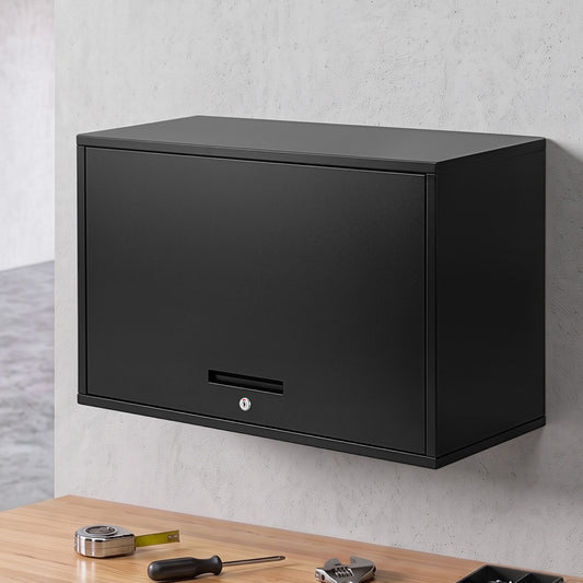 Giantz Overhead Wall-Mount Tool Cabinet - Black