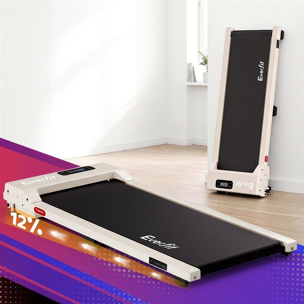 Everfit 3-in-1 Walking Pad Treadmill - Beige