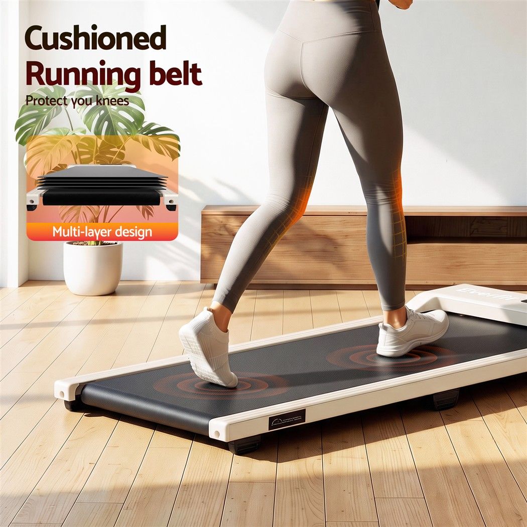 Everfit 3-in-1 Walking Pad Treadmill - Beige