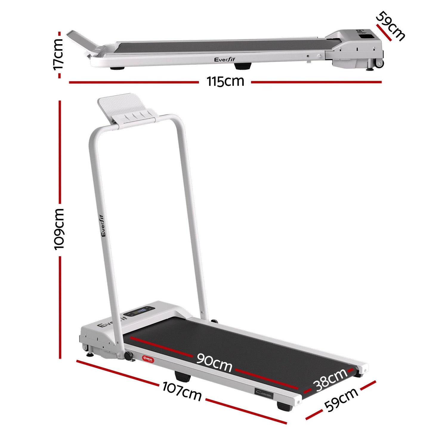 Everfit 3-in-1 Walking Pad Treadmill