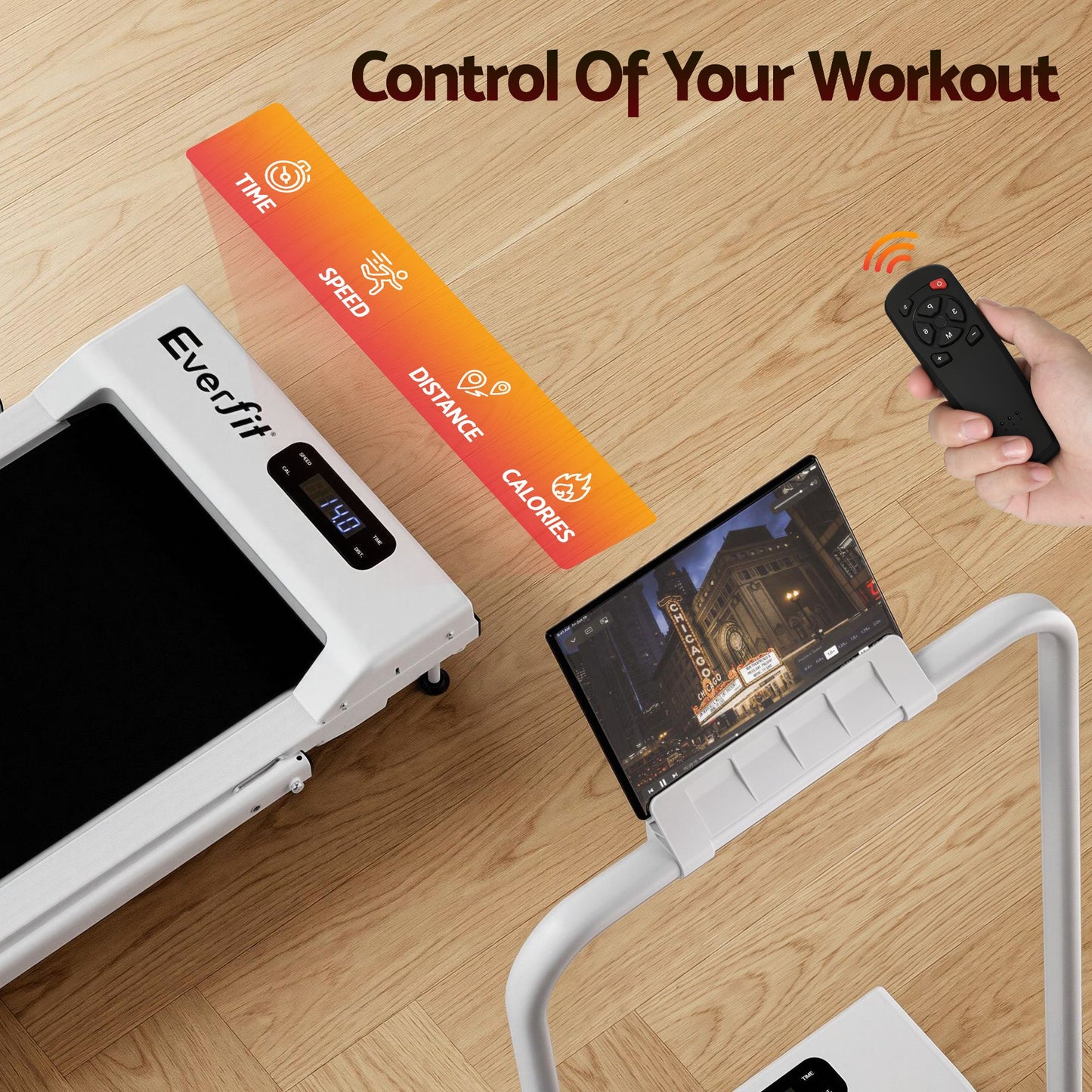 Everfit 3-in-1 Walking Pad Treadmill