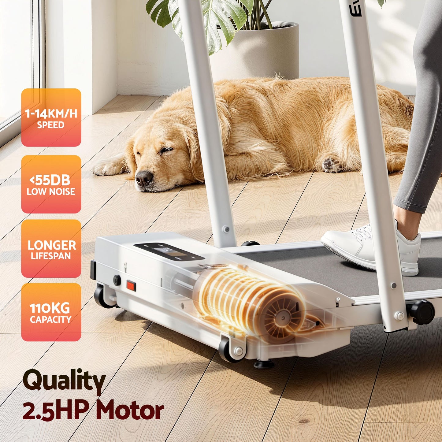 Everfit 3-in-1 Walking Pad Treadmill