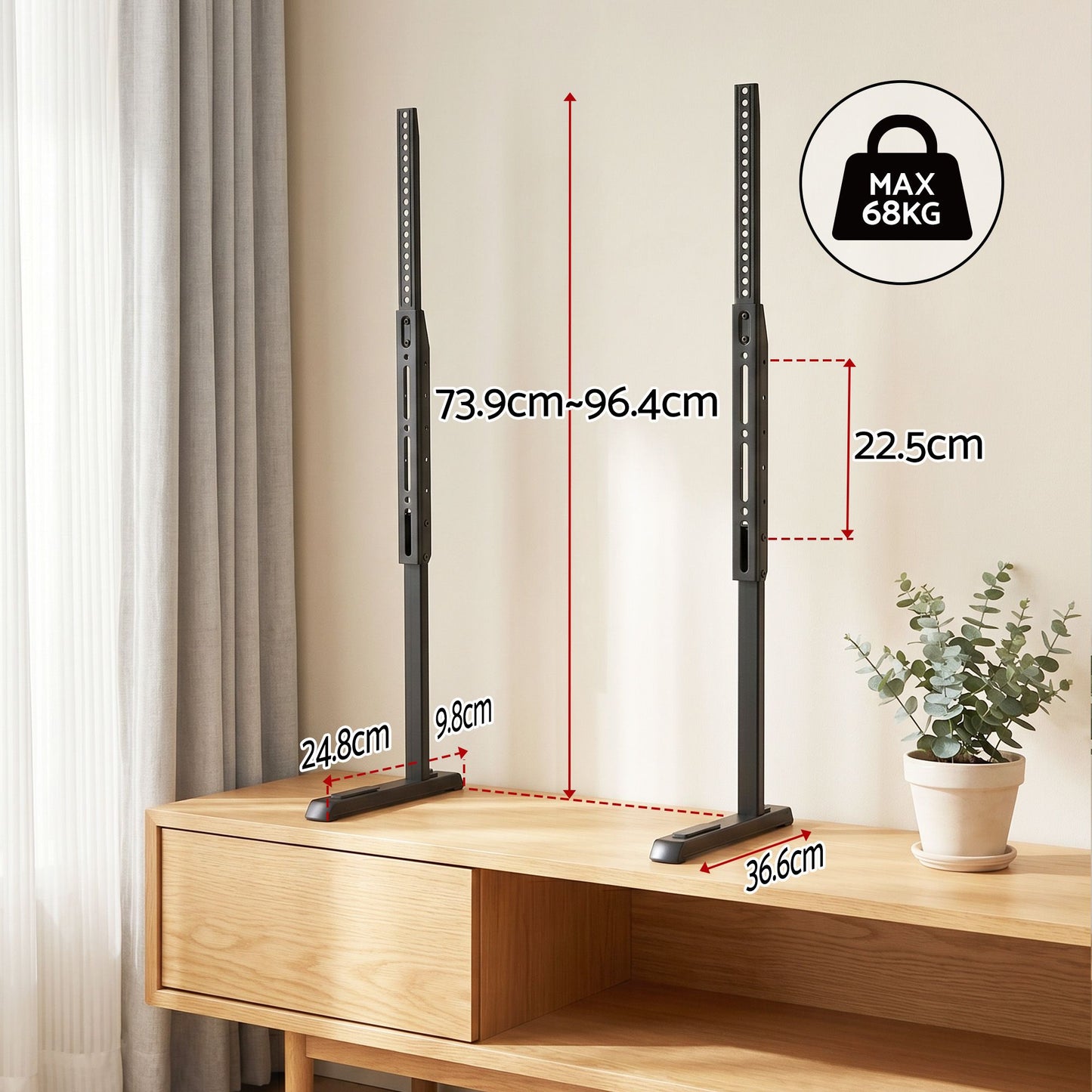 Artiss Universal TV Stand - 24-86 Inch