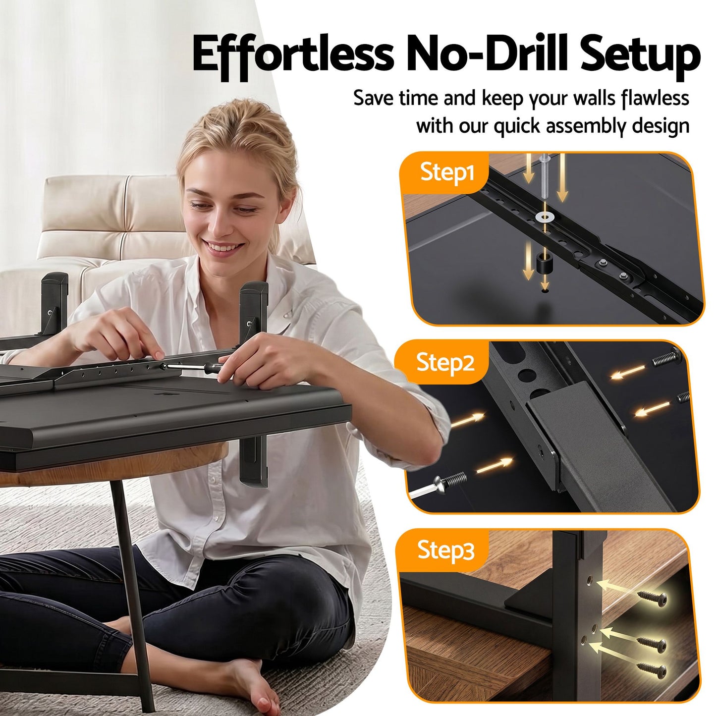 Artiss Universal TV Stand - 24-86 Inch