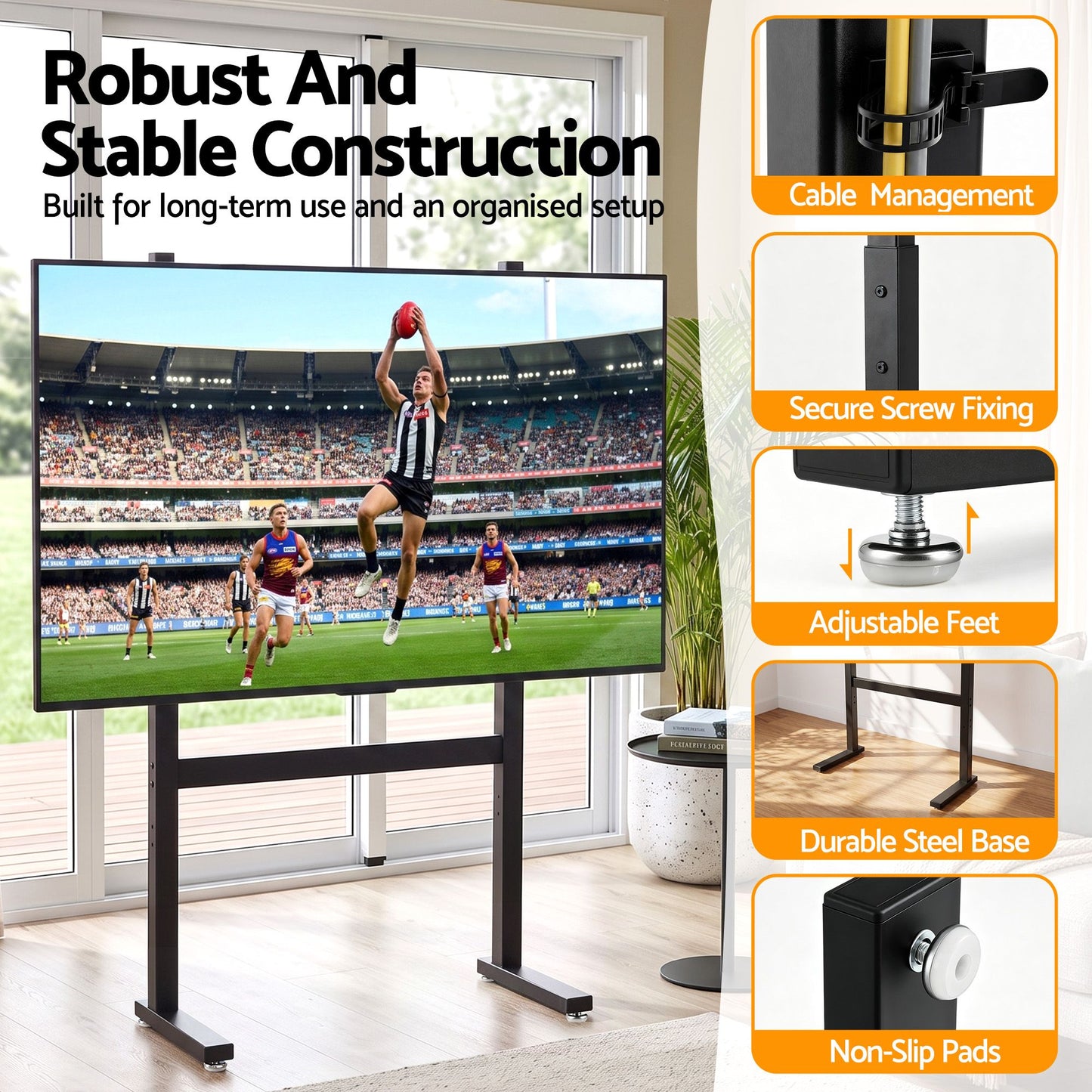 Artiss Floor TV Stand - 32-100 Inch