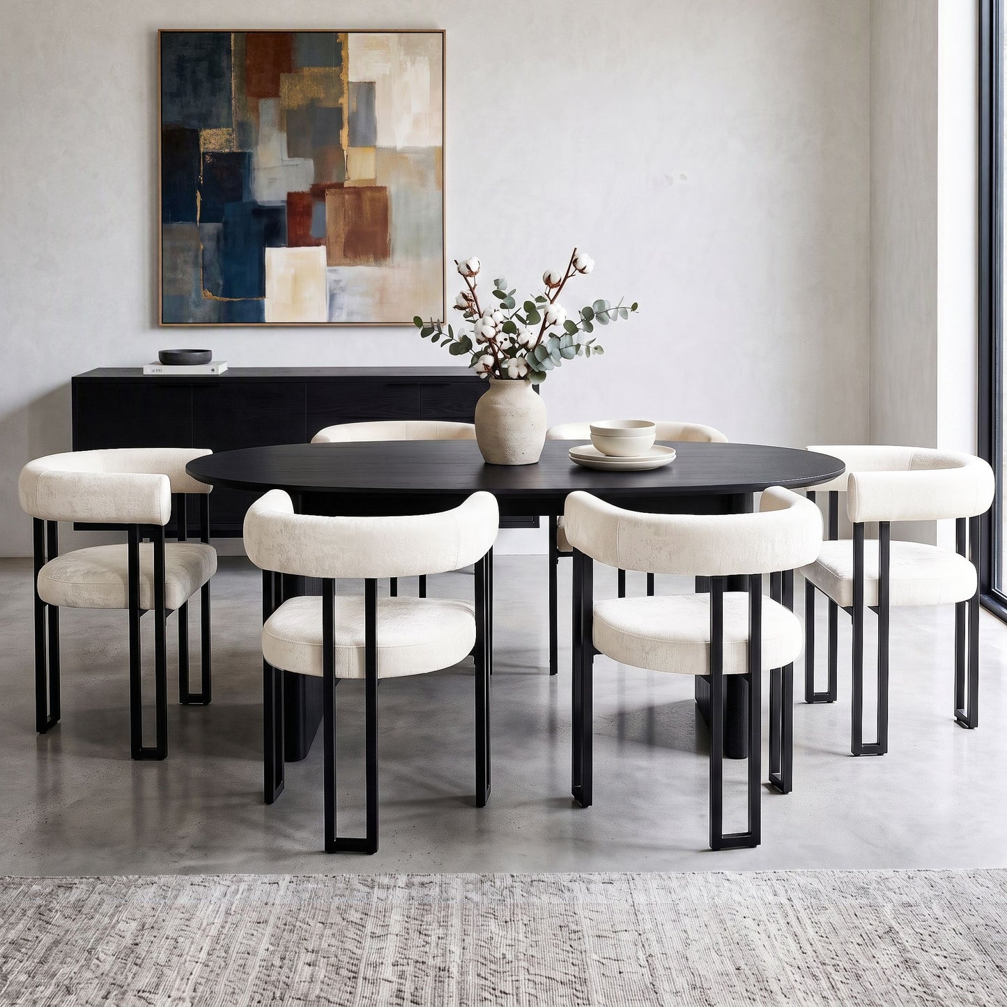 Artiss Velvet Dining Chairs - 6 Pack - Beige