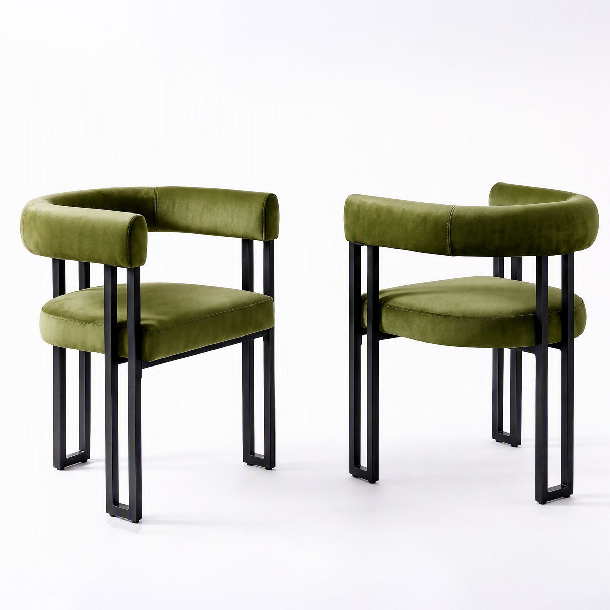 Artiss Velvet Dining Chairs - 2 Pack - Green
