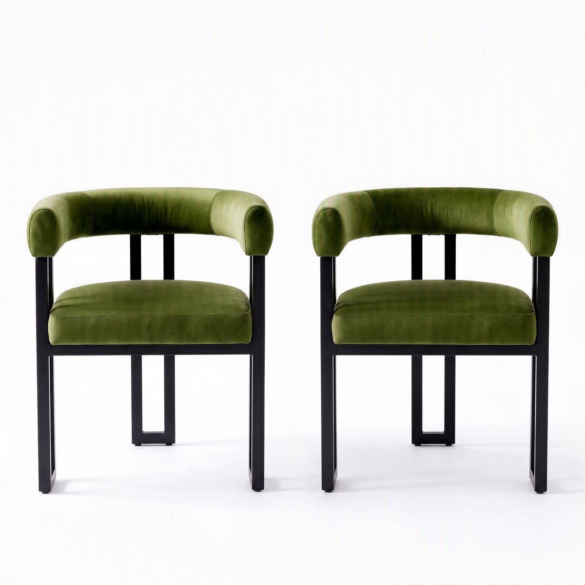 Artiss Velvet Dining Chairs - 2 Pack - Green