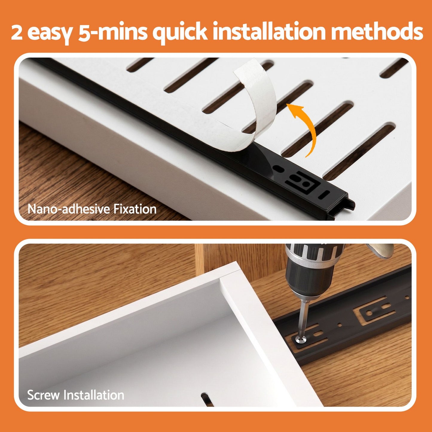 Artiss Pull-Out Cabinet Organiser - 2 Pack