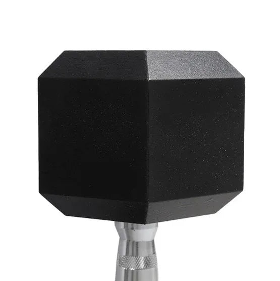 4-Pair Hex Dumbbell Set with Rack - 100kg