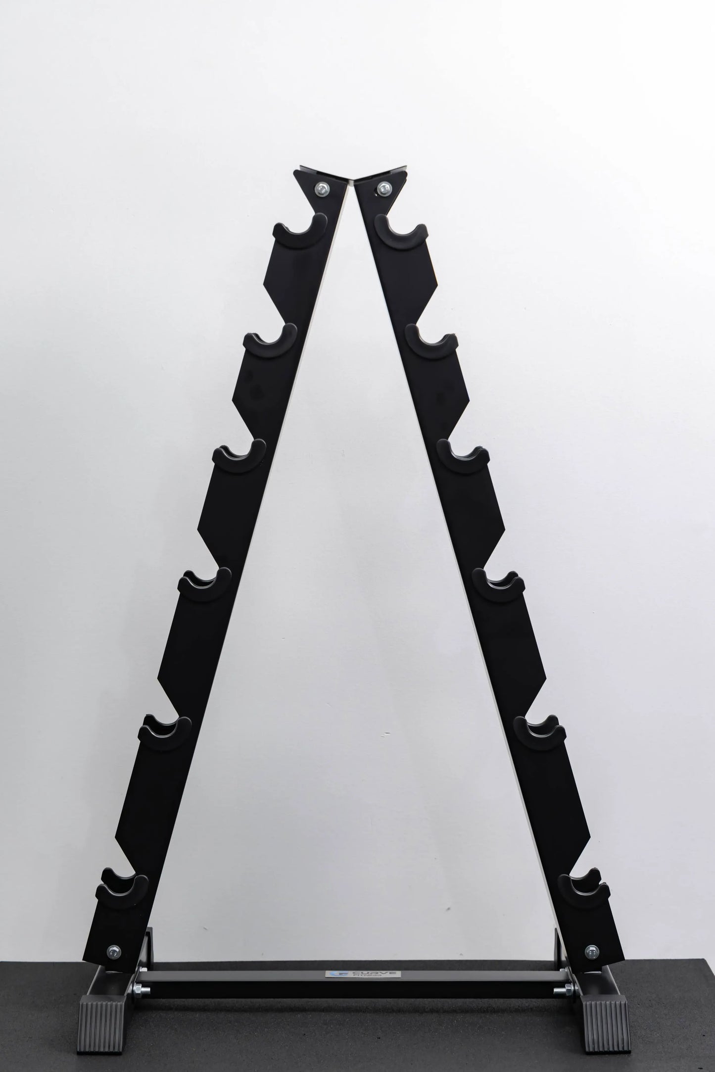 4-Pair Hex Dumbbell Set with Rack - 100kg