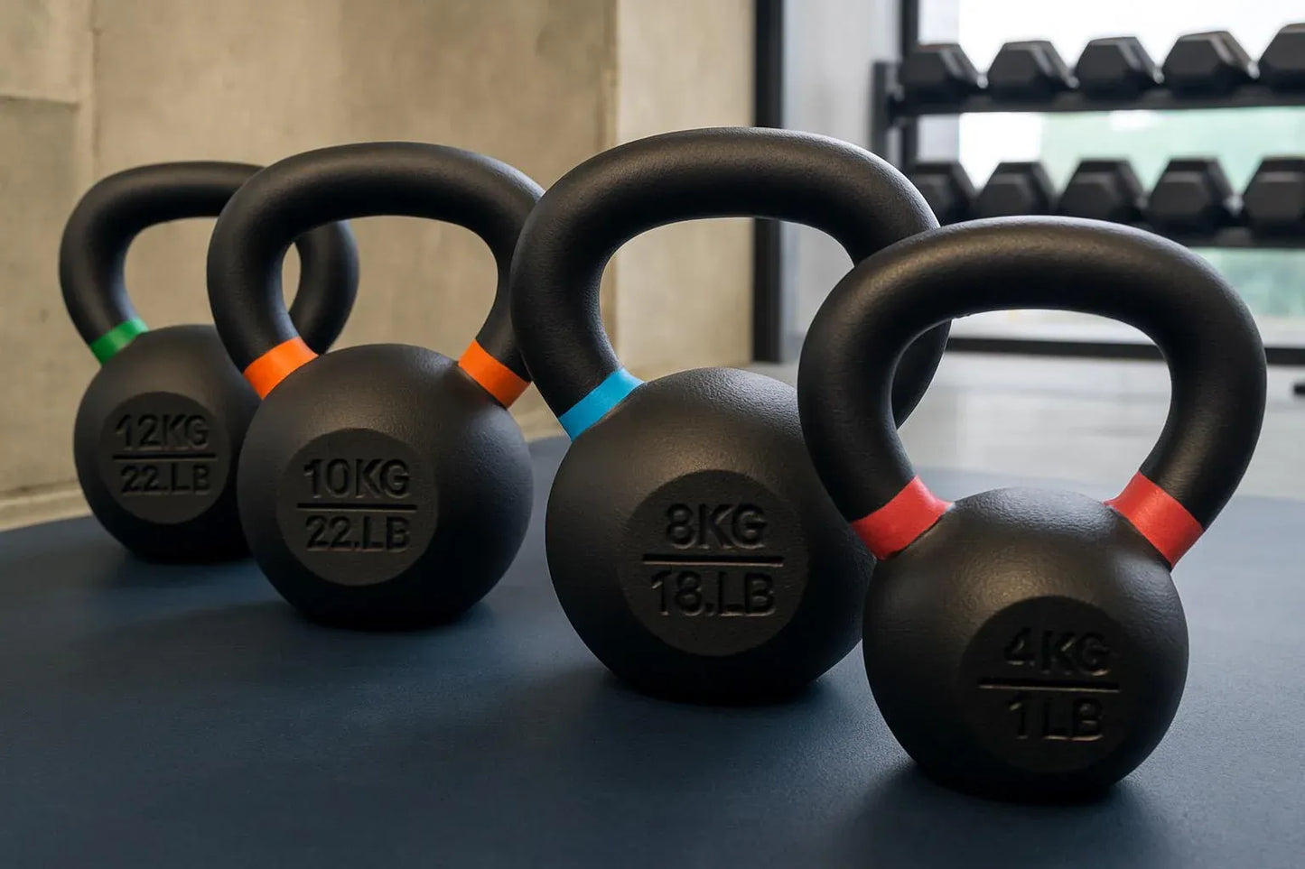 Cast Iron Vinyl Kettlebell 10kg