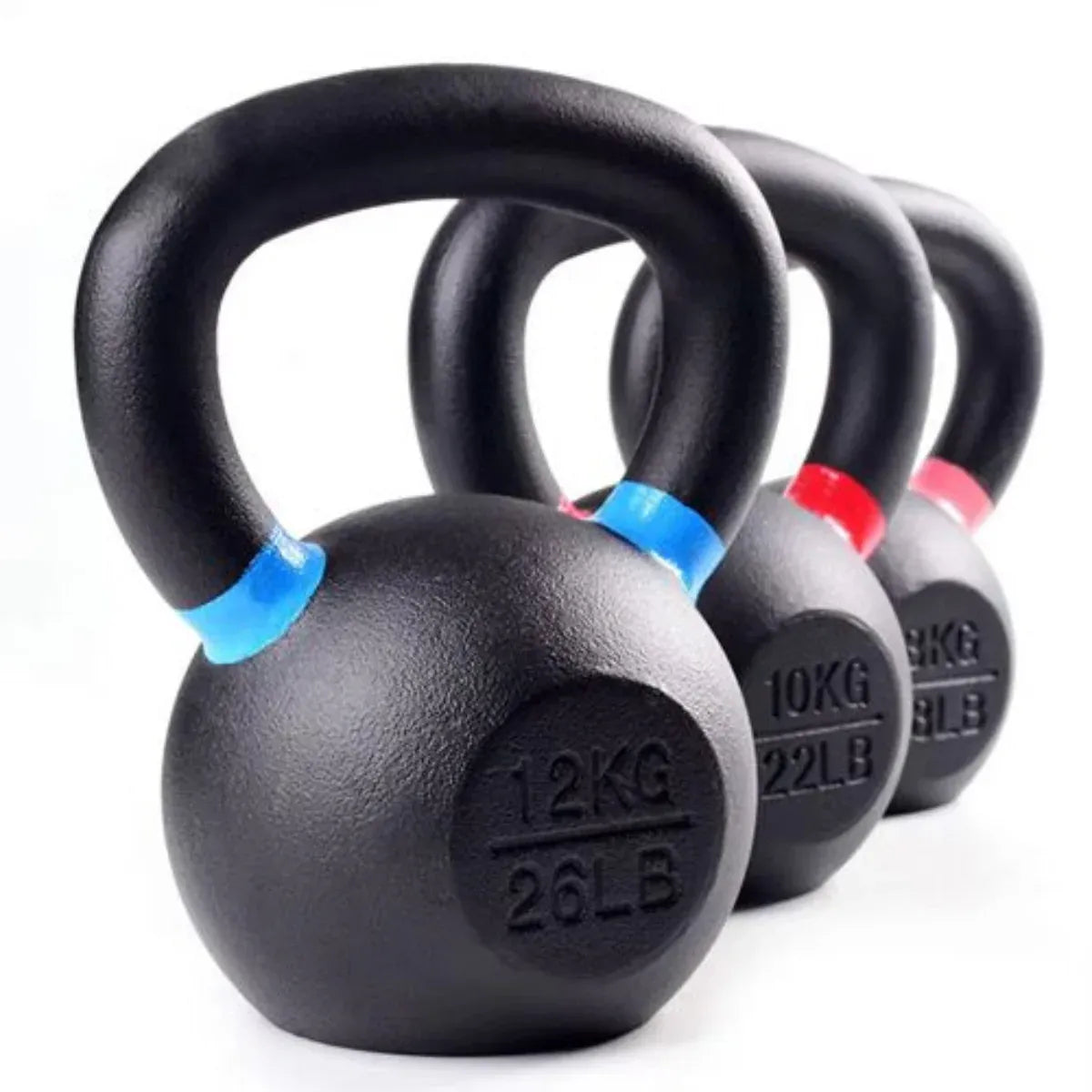 Cast Iron Vinyl Kettlebell 10kg
