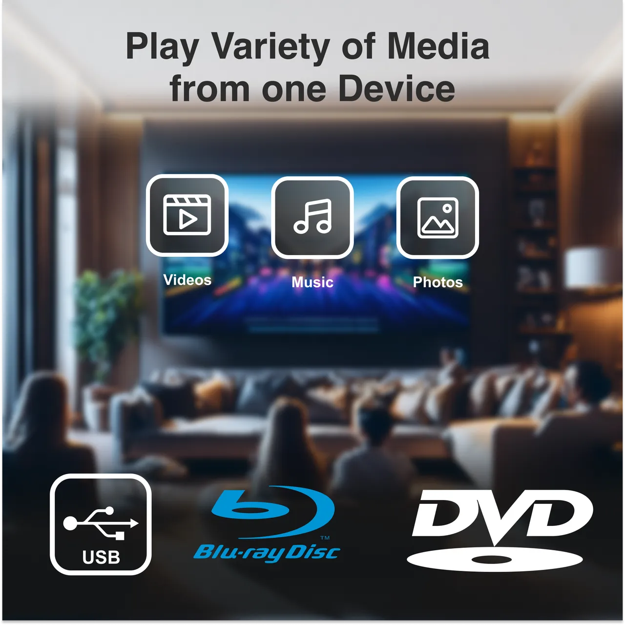 Laser Blu-Ray Player - Multi Region