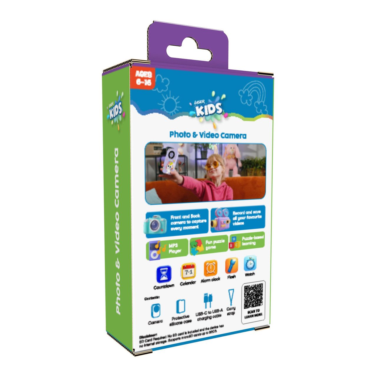 Laser Kids Play Phone Camera - Purple