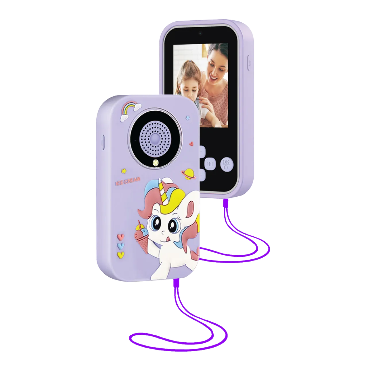 Laser Kids Play Phone Camera - Purple