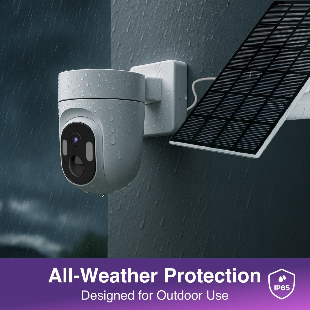 Connect Outdoor 2K Camera with Solar Panel
