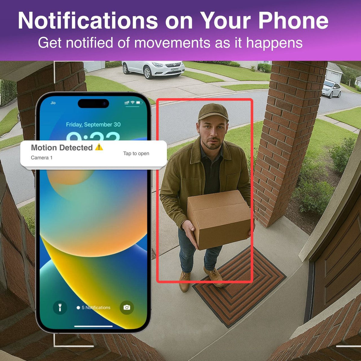 Connect Outdoor 2K Camera with Solar Panel