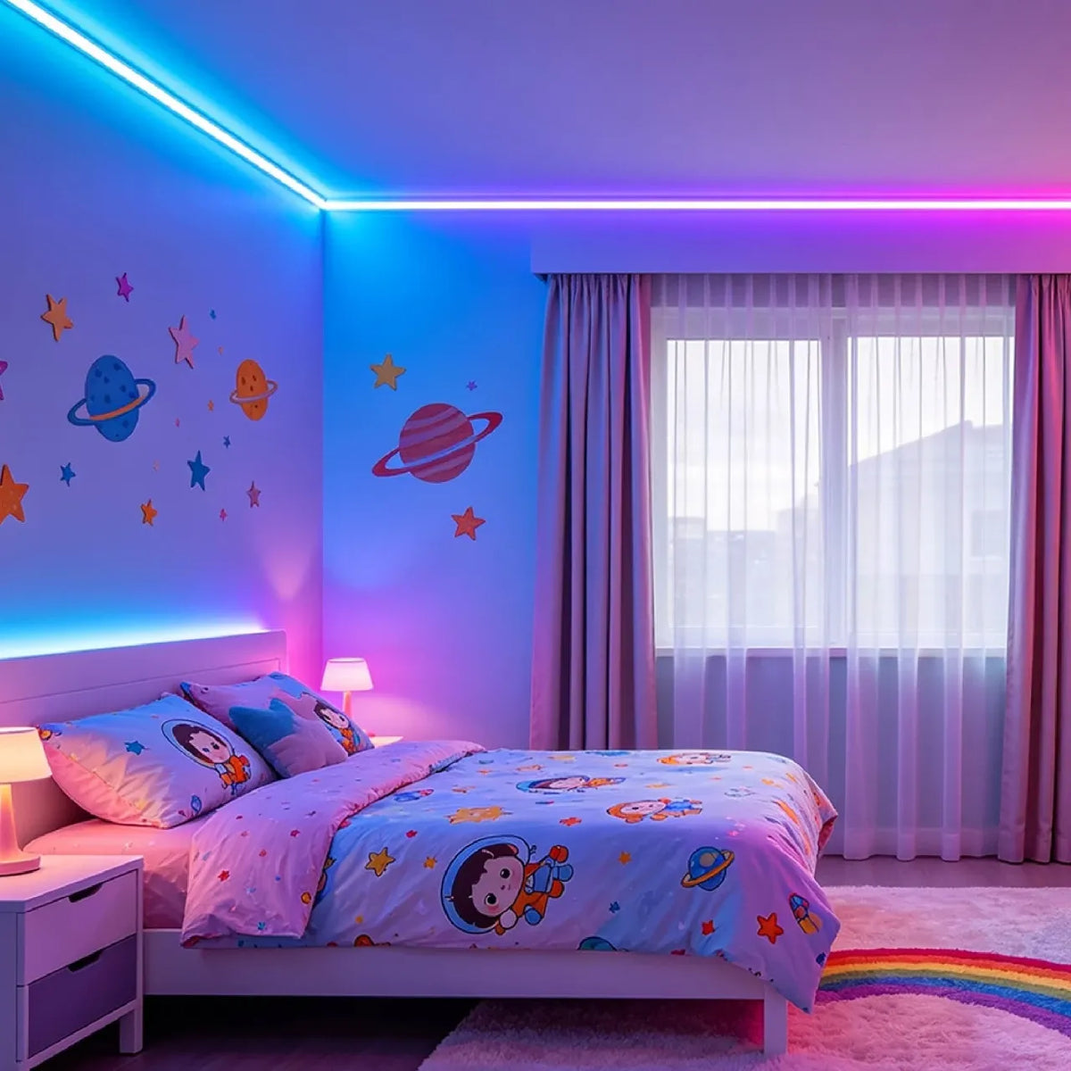 Laser RGB LED Strip Light - 5m with Remote