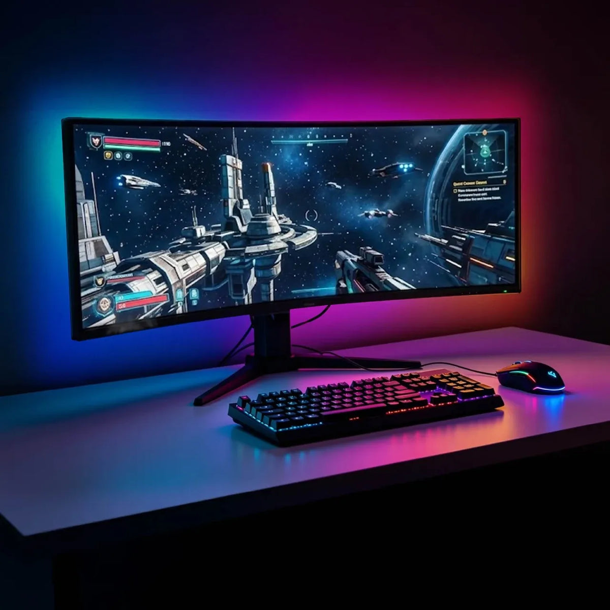 Laser RGB LED Strip Light - 5m with Remote